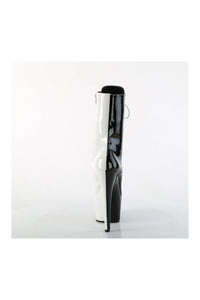 Pleaser ADORE-1040TT Black Patent Ankle Boot in Black Patent