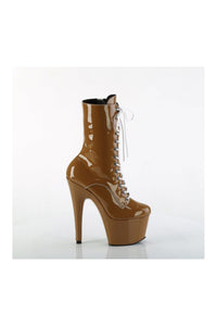 Pleaser ADORE-1040TT Grey Patent Ankle Boot in Grey Patent