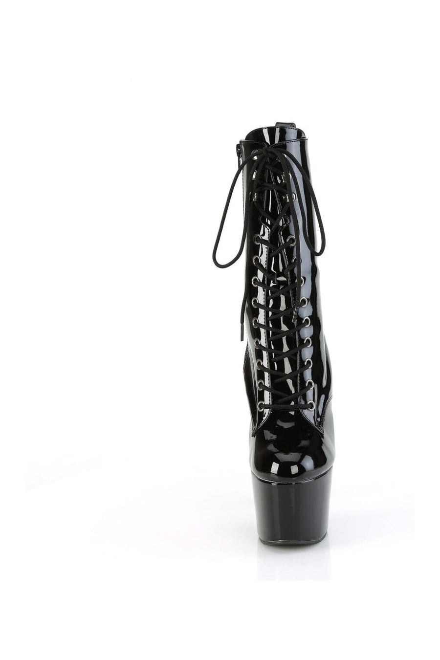 Pleaser ADORE-1040WR-HG Black Patent Ankle Boot in Black Patent