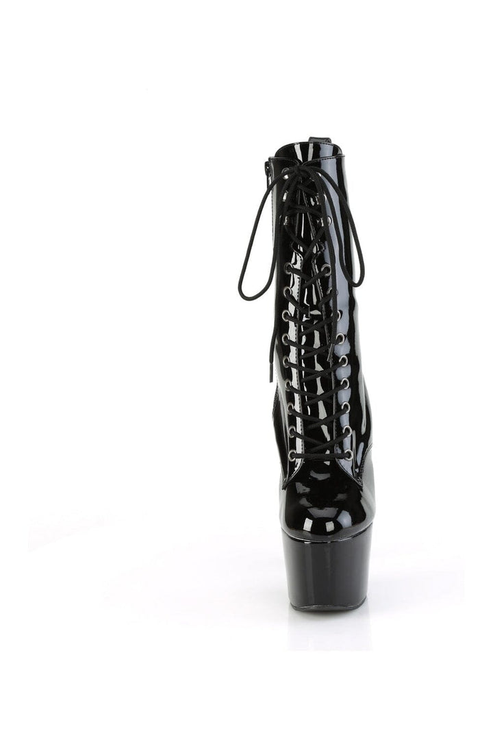 ADORE-1040WR-HG Black Patent Ankle Boot