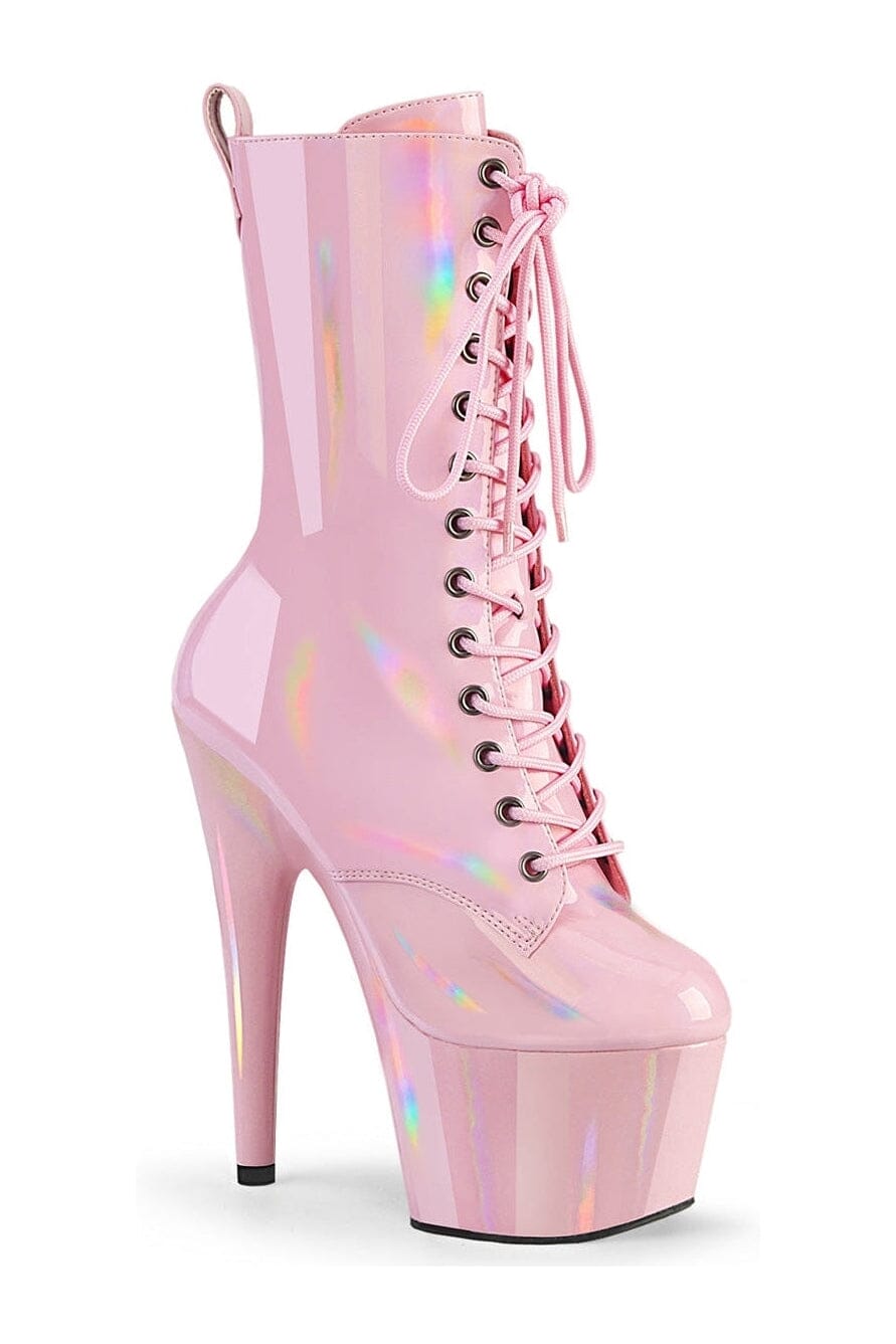 Pleaser Pink Ankle Boots Platform Stripper Shoes | Buy at Sexyshoes.com