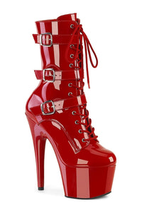 Pleaser ADORE-1043 Red Patent Ankle Boot in Red Patent from SexyShoes.com