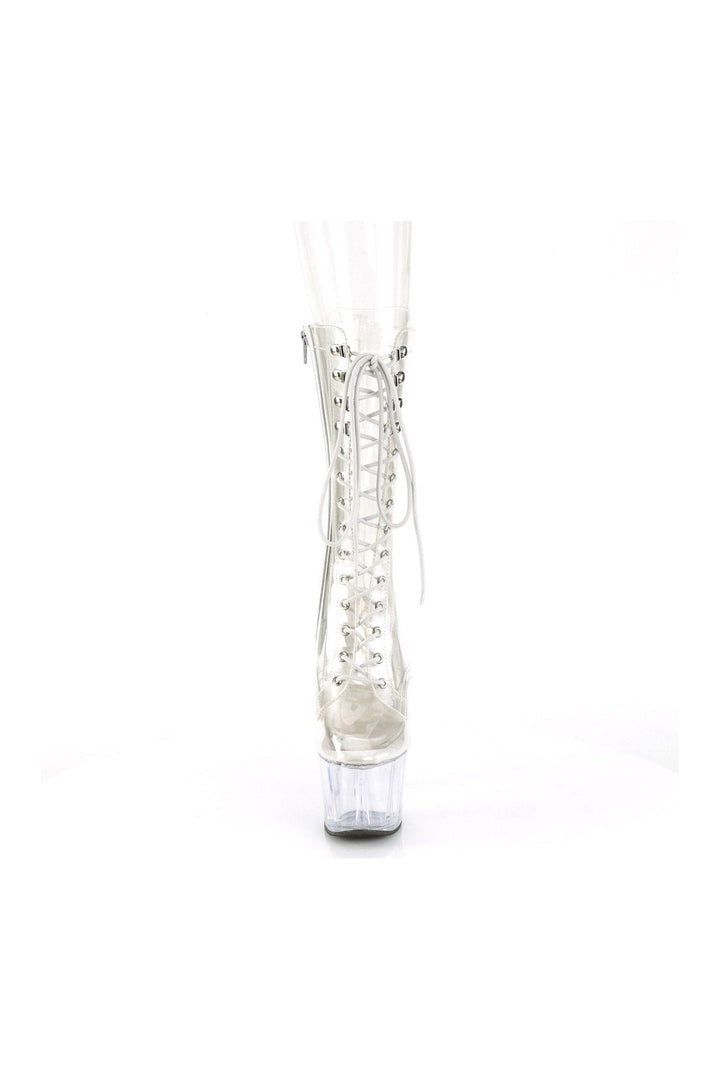 ADORE-1050C Ankle Boot | Clear Vinyl