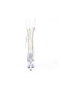 Pleaser ADORE-1050C Ankle Boot in Clear Vinyl