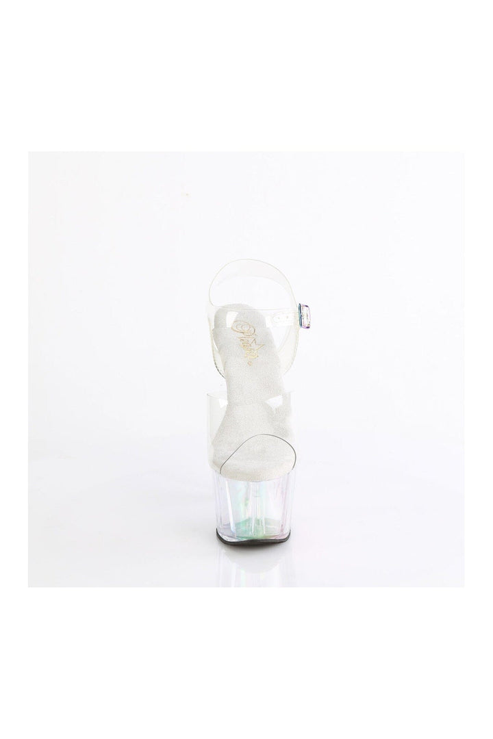ADORE-708HT Clear Vinyl Sandal