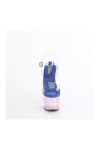 Pleaser ADORE-708HT Clear Vinyl Sandal in Clear Vinyl
