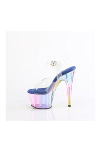 Pleaser ADORE-708HT Clear Vinyl Sandal in Clear Vinyl