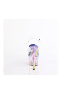 Pleaser ADORE-708HT Clear Vinyl Sandal in Clear Vinyl