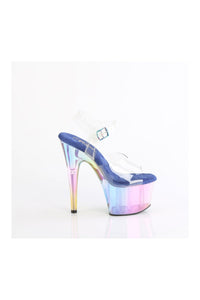 Pleaser ADORE-708HT Clear Vinyl Sandal in Clear Vinyl