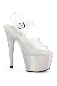 Pleaser ADORE-708LQ Clear Vinyl Sandal in Clear Vinyl from SexyShoes.com