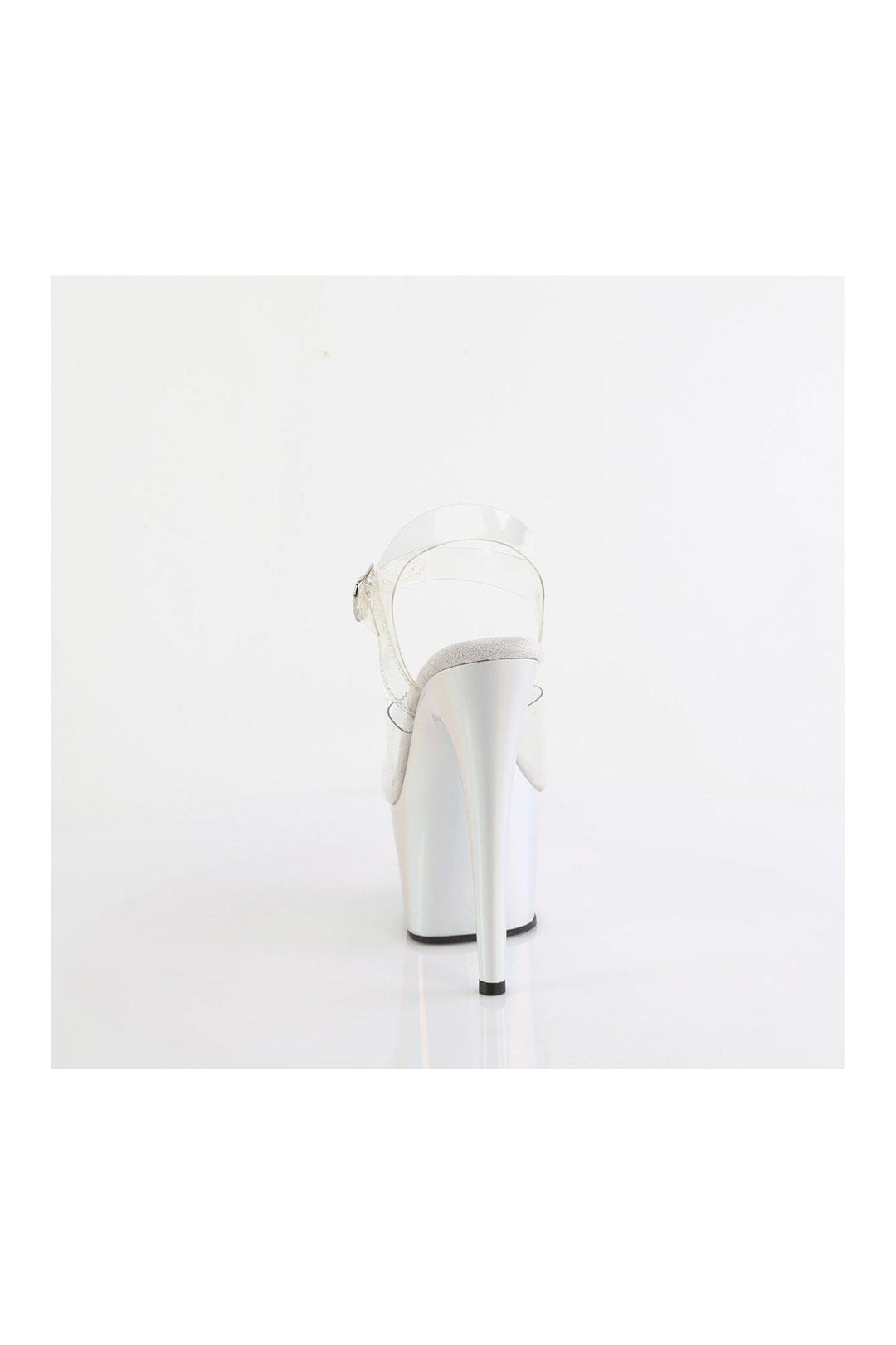 Pleaser ADORE-708LQ Clear Vinyl Sandal in Clear Vinyl