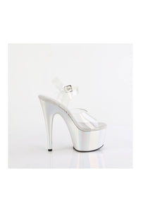 Pleaser ADORE-708LQ Clear Vinyl Sandal in Clear Vinyl