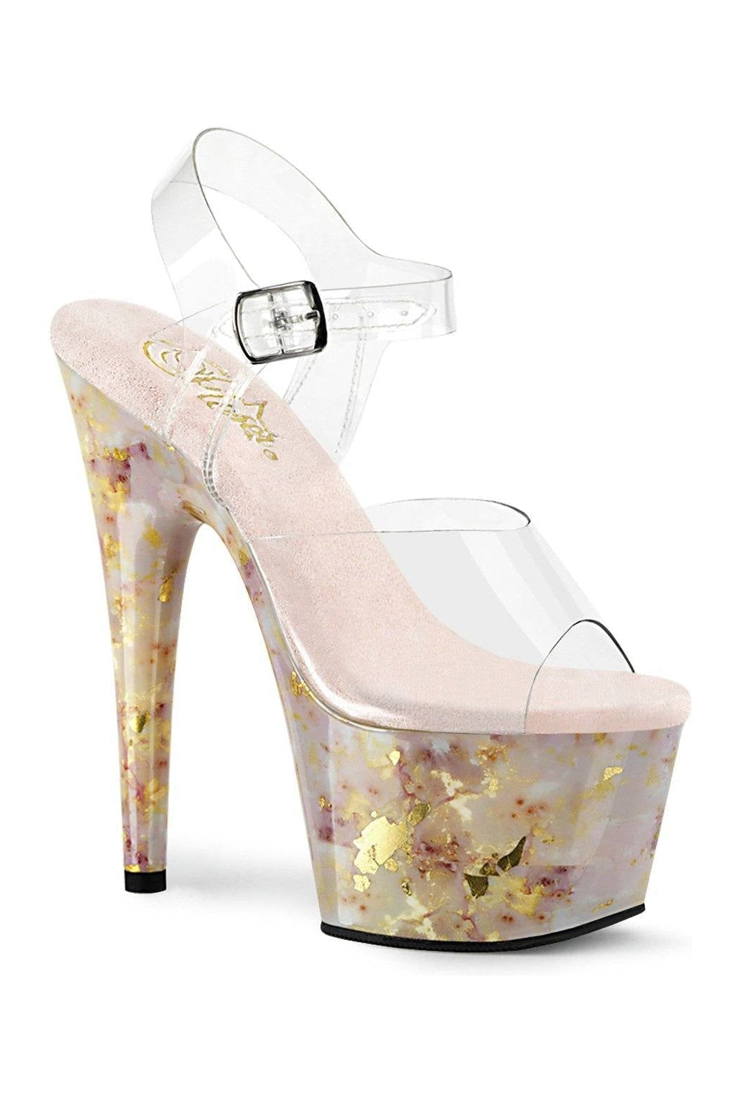 Pleaser Clear Sandals Platform Stripper Shoes | Buy at Sexyshoes.com