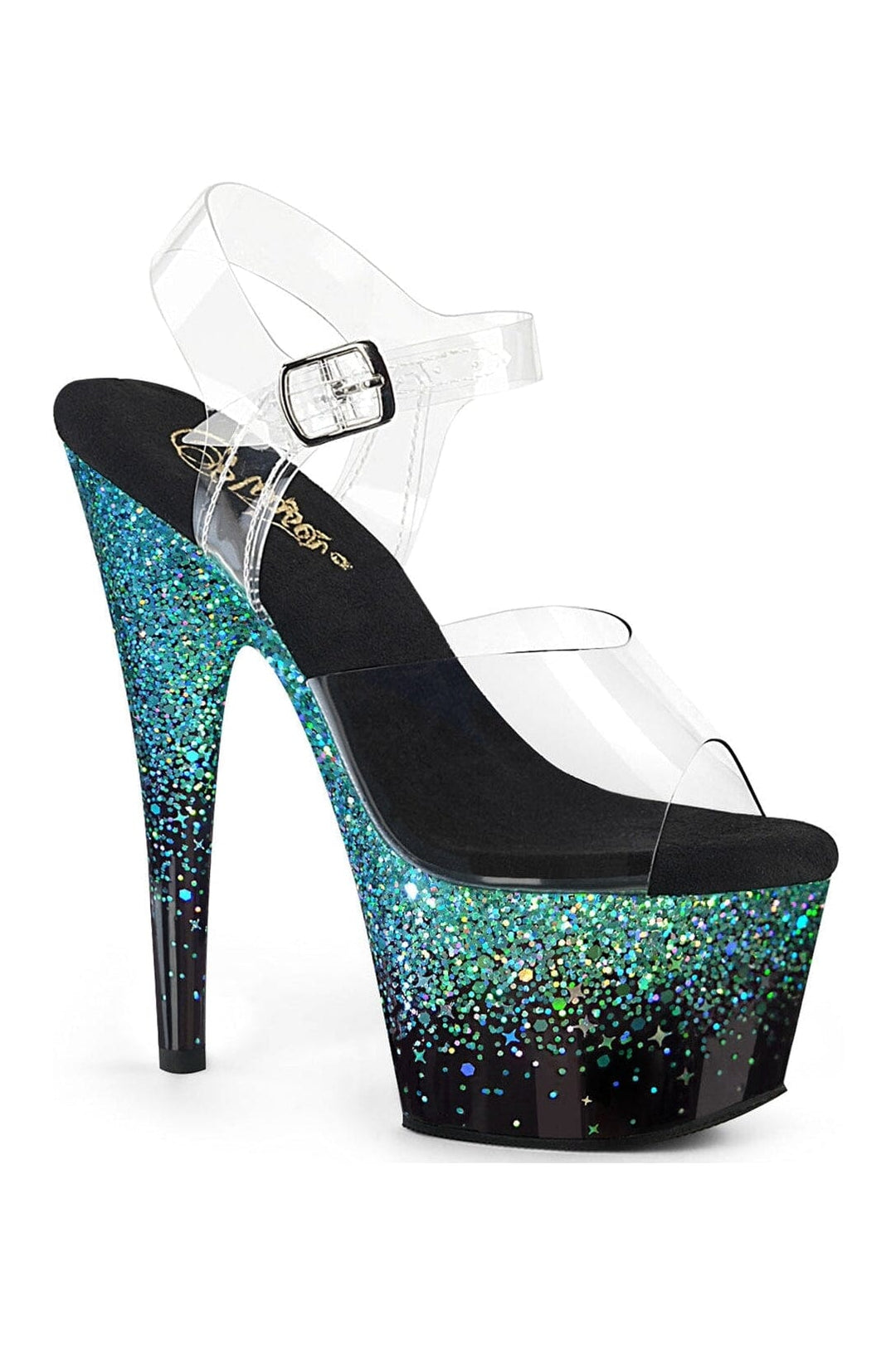 Pleaser Clear Sandals Platform Stripper Shoes | Buy at Sexyshoes.com