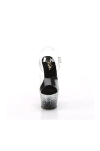 Pleaser ADORE-708SS Clear Vinyl Sandal in Clear Vinyl