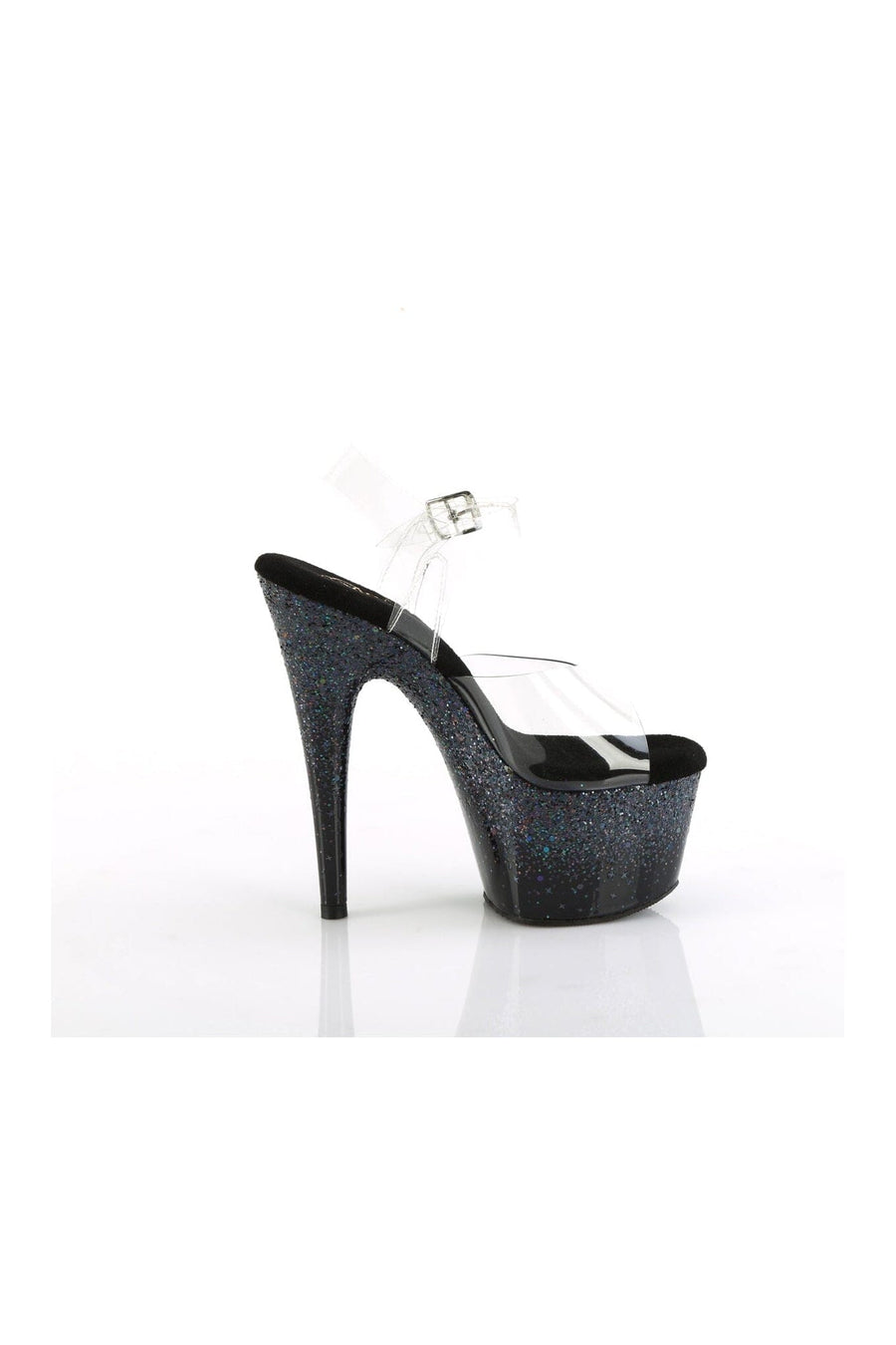 Pleaser ADORE-708SS Clear Vinyl Sandal in Clear Vinyl