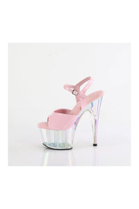 Pleaser ADORE-709HT Pink Hologram Sandal in Pink Hologram