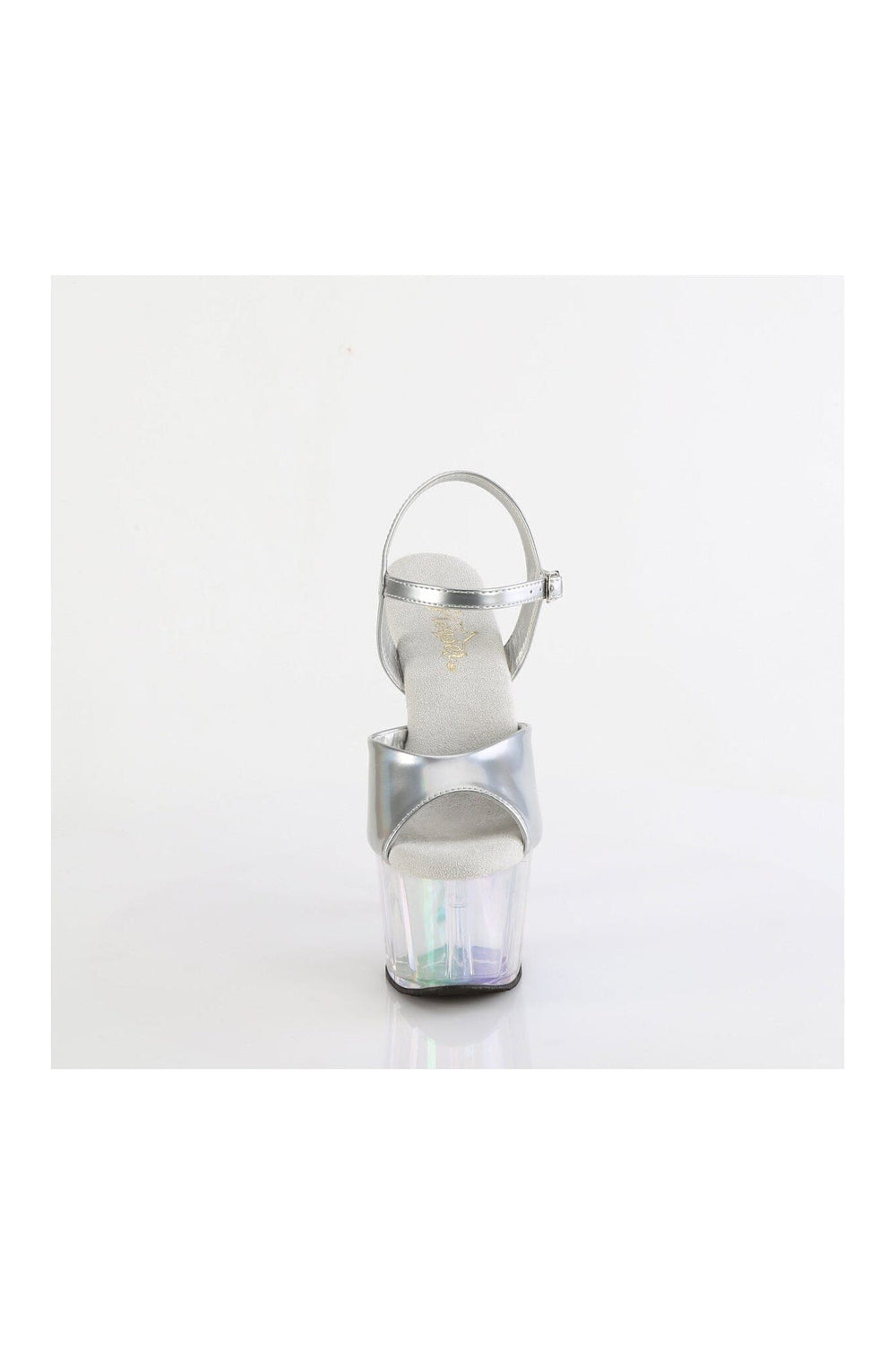 ADORE-709HT Silver Hologram Sandal-Sandals-Pleaser-SEXYSHOES.COM