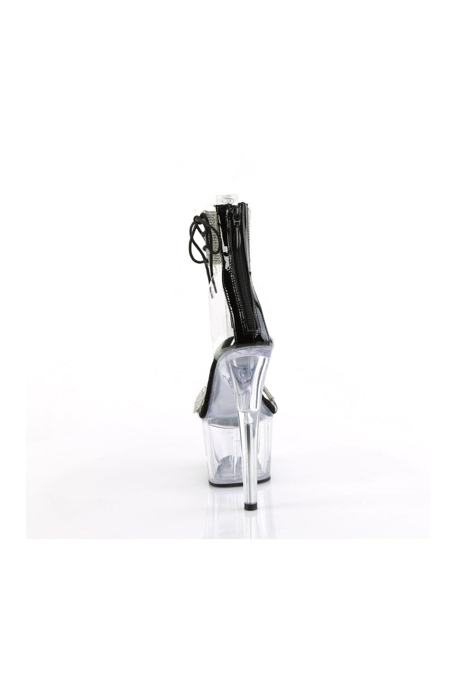 Pleaser ADORE-727RS Clear Vinyl Sandal in Clear Vinyl