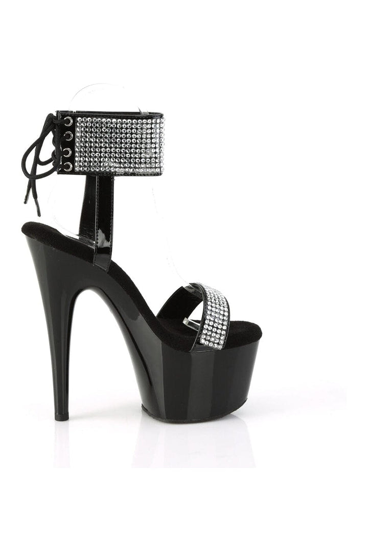 ADORE-770 Black Patent Sandal-Sandals-Pleaser-SEXYSHOES.COM