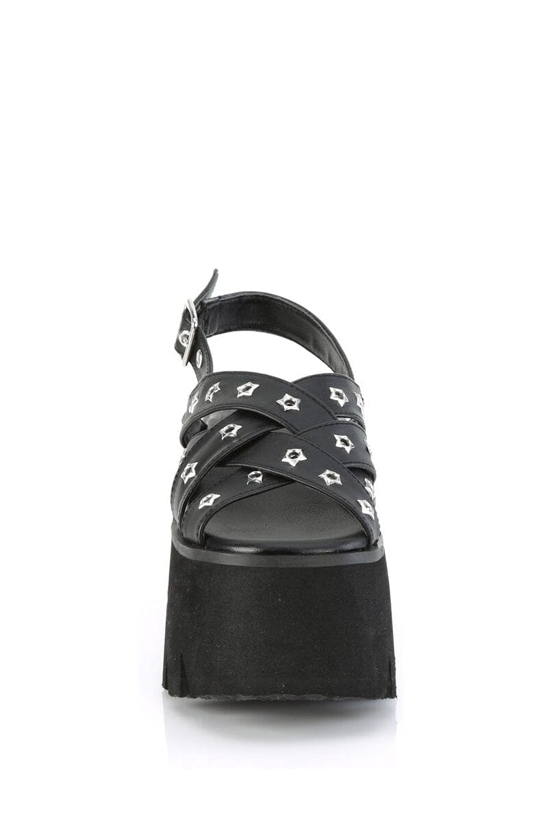 ASHES-12 Black Vegan Leather Sandal-Sandals-Demonia-SEXYSHOES.COM