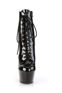 Pleaser ASPIRE-1020 Black Patent Ankle Boot in Black Patent