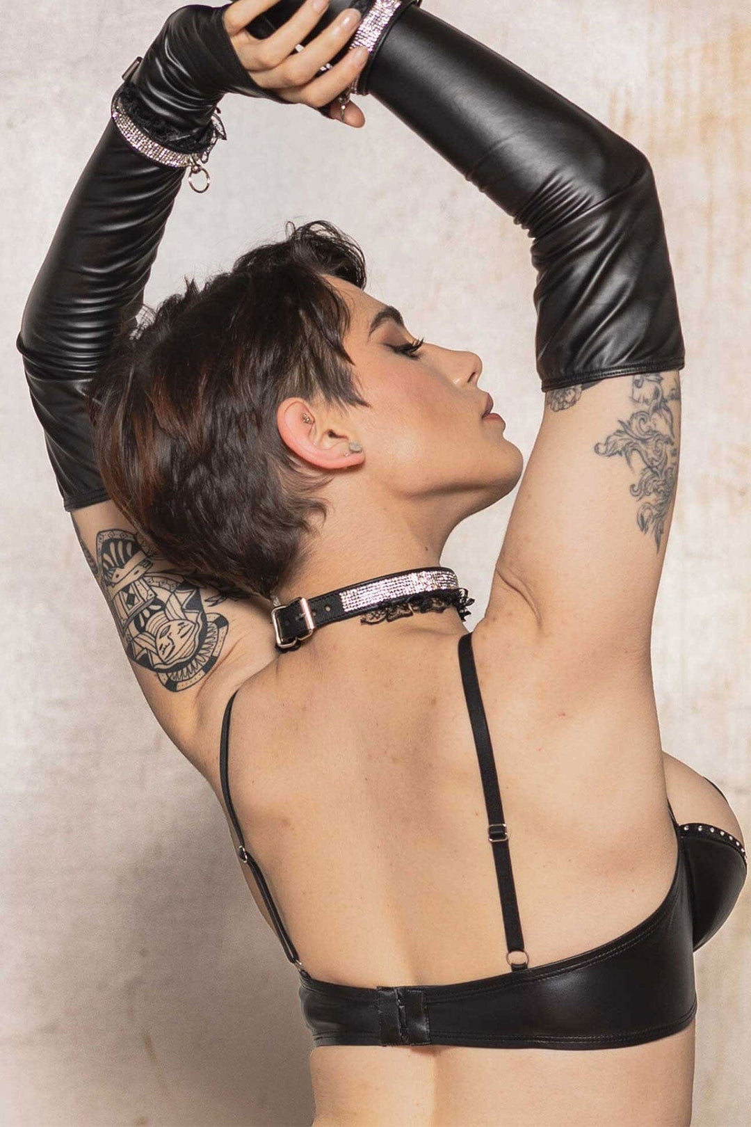 Patrice Catanzaro Arie Wetlook Bra in Black 