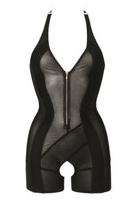 Impudique August Fetish Shaping Bodysuit in Black Lycra from SexyShoes.com
