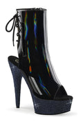 BEJEWELED-1018DM-6 Black Patent Ankle Boot