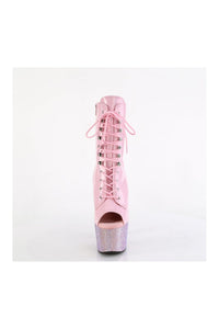 Pleaser BEJEWELED-1021-7 Pink Patent Ankle Boot in Pink Patent