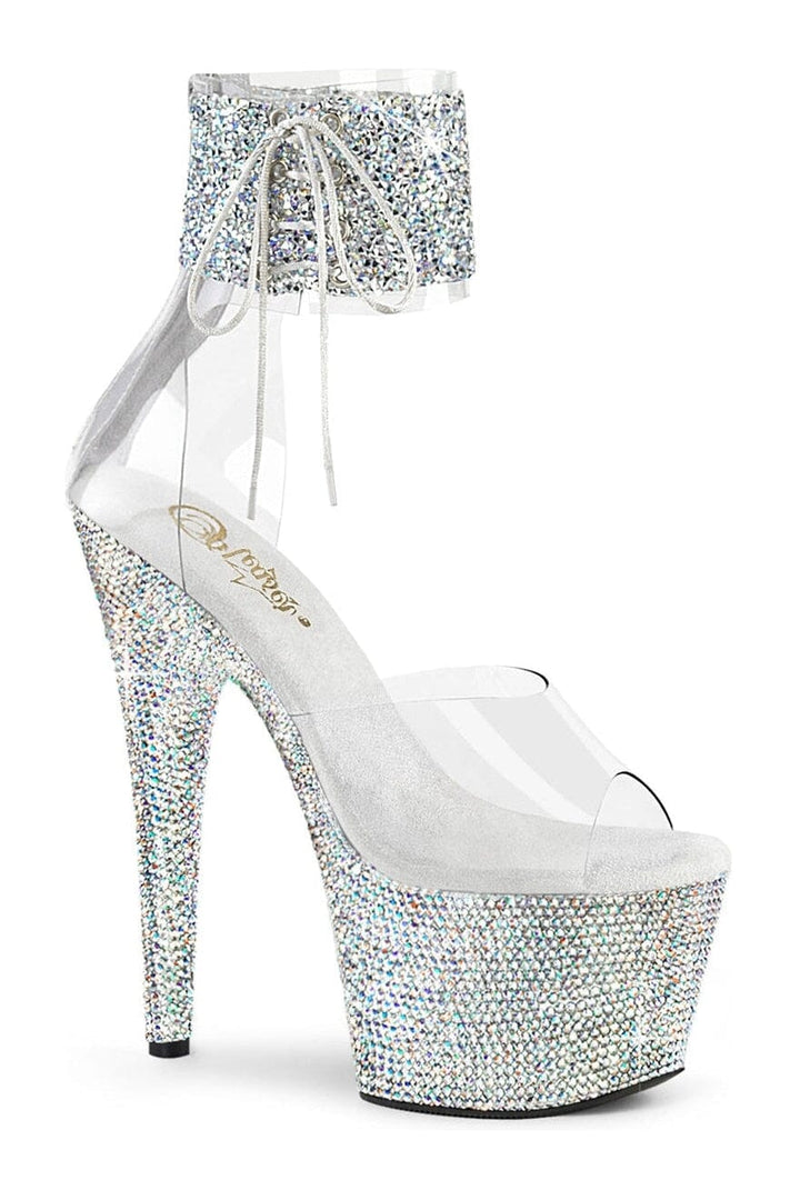 Pleaser Clear Sandals Platform Stripper Shoes | Buy at Sexyshoes.com