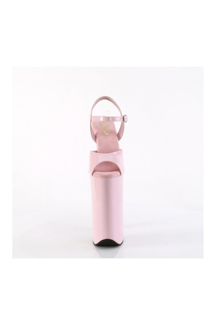 BEYOND-009 Pink Patent Sandal