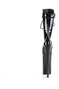 Pleaser BEYOND-1050 Black Patent Knee Boot in Black Patent