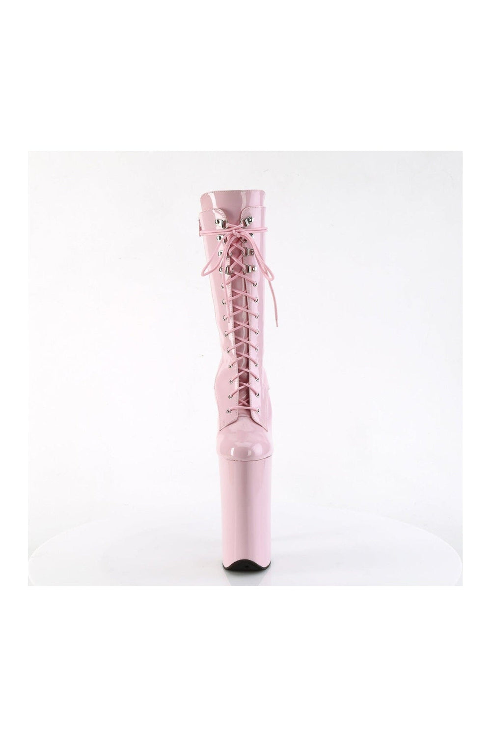 BEYOND-1050 Pink Patent Knee Boot-Knee Boots-Pleaser-SEXYSHOES.COM
