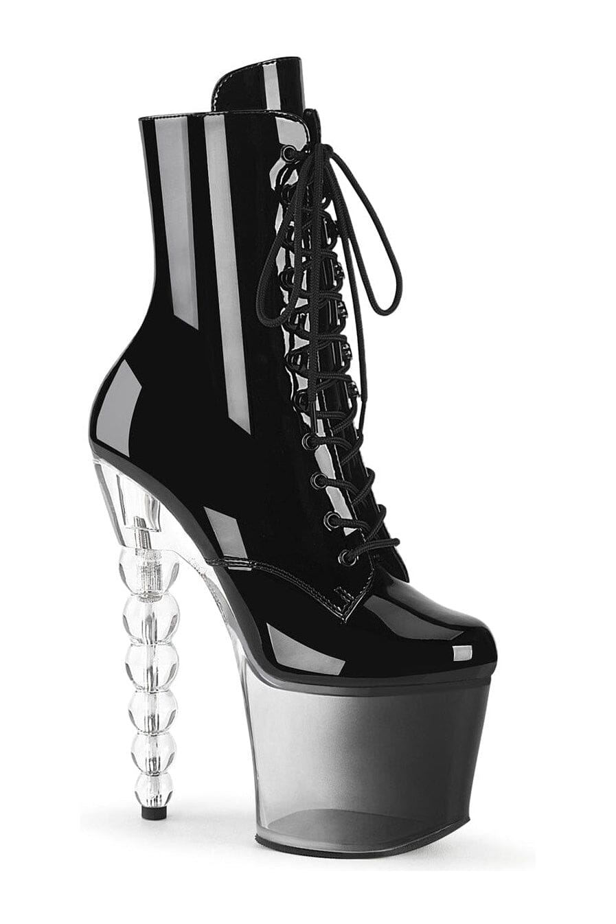 BLISS-1020BC Black Patent Ankle Boot-Ankle Boots-Pleaser-Black-10-Patent-SEXYSHOES.COM