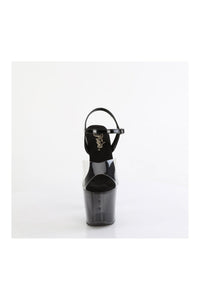 Pleaser BLISS-708-1BC Clear Patent Sandal in Clear Patent