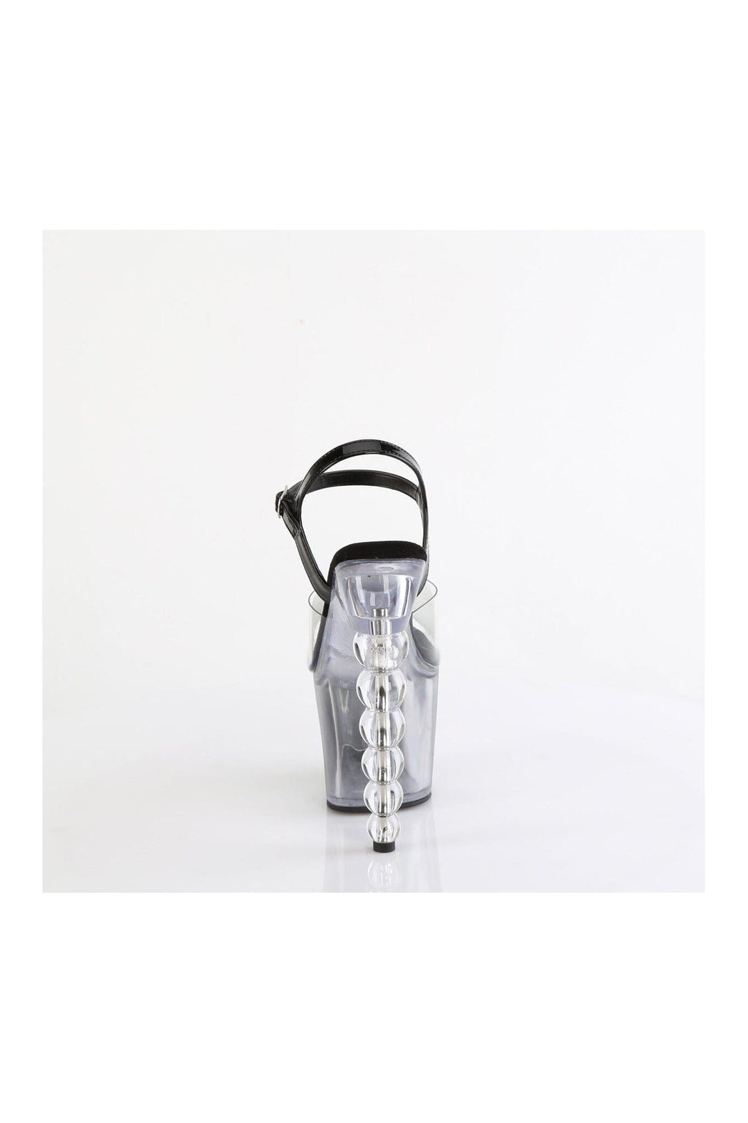Pleaser BLISS-708-1BC Clear Patent Sandal in Clear Patent