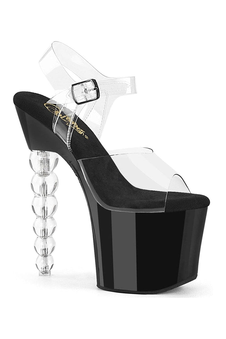 Pleaser Clear Sandals Platform Stripper Shoes | Buy at Sexyshoes.com