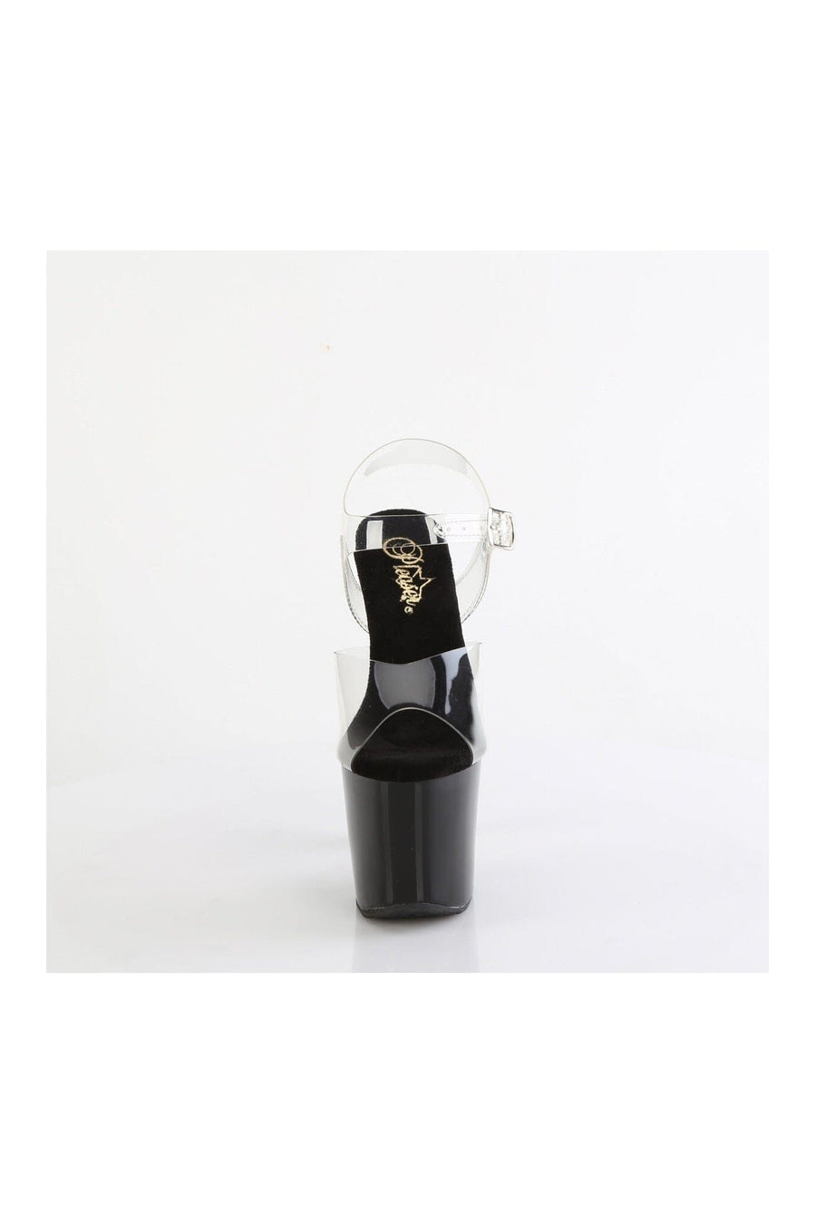 Pleaser BLISS-708 Clear Vinyl Sandal in Clear Vinyl