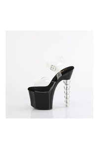 Pleaser BLISS-708 Clear Vinyl Sandal in Clear Vinyl