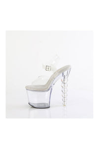 Pleaser BLISS-708 Clear Vinyl Sandal in Clear Vinyl