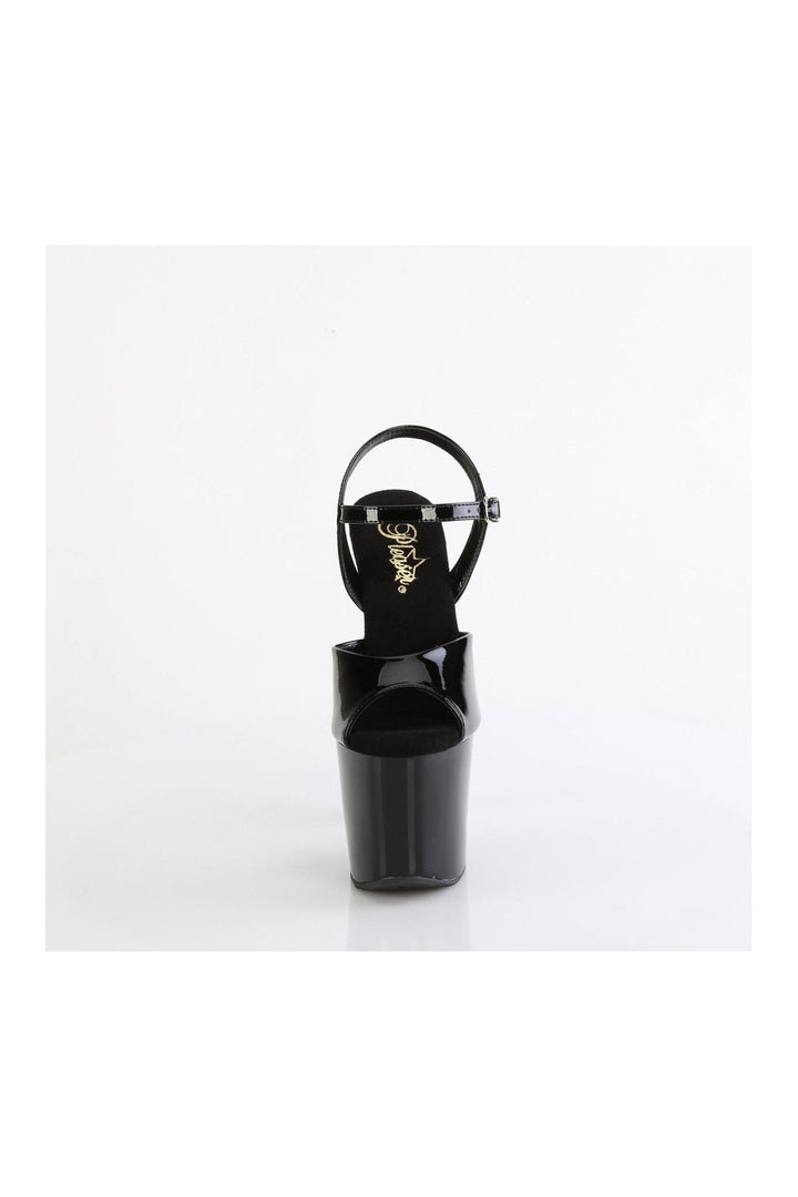 BLISS-709 Black Patent Sandal-Sandals-Pleaser-SEXYSHOES.COM