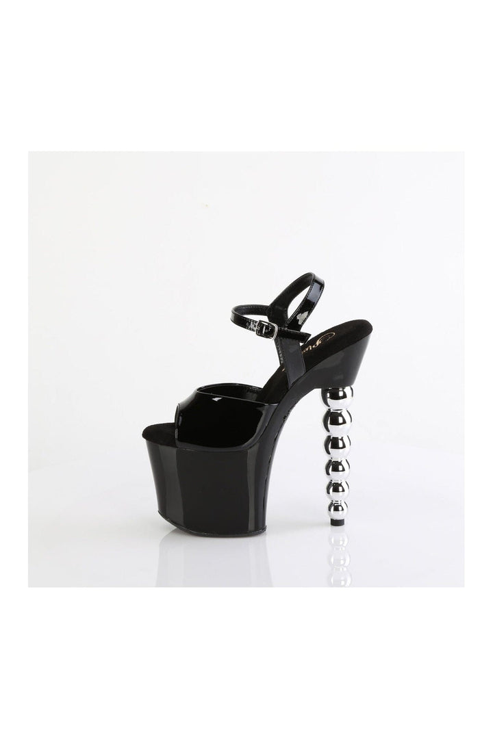 BLISS-709 Black Patent Sandal-Sandals-Pleaser-SEXYSHOES.COM