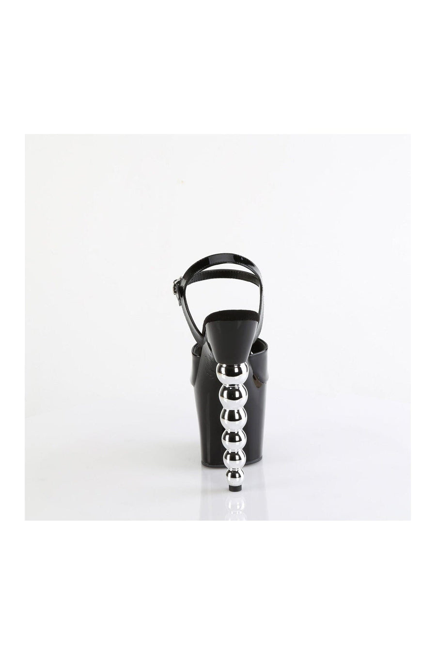 Pleaser BLISS-709 Black Patent Sandal in Black Patent