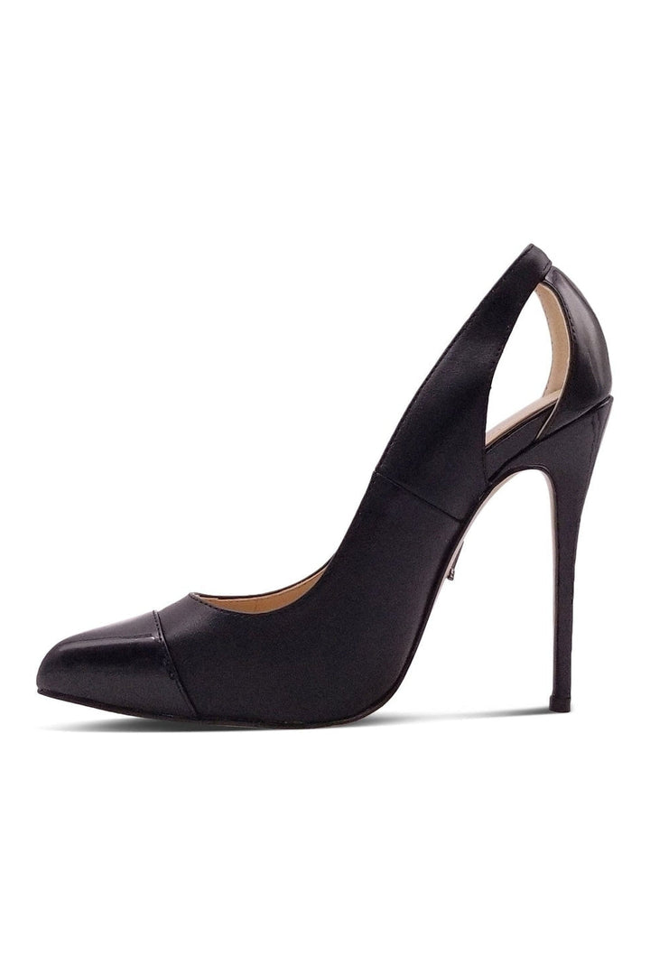 Cut Out Designed Pointed Toe Spectator Pump-Pumps- Stripper Shoes at SEXYSHOES.COM