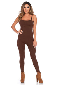 Leg Avenue Basic Unitard in Brown 
