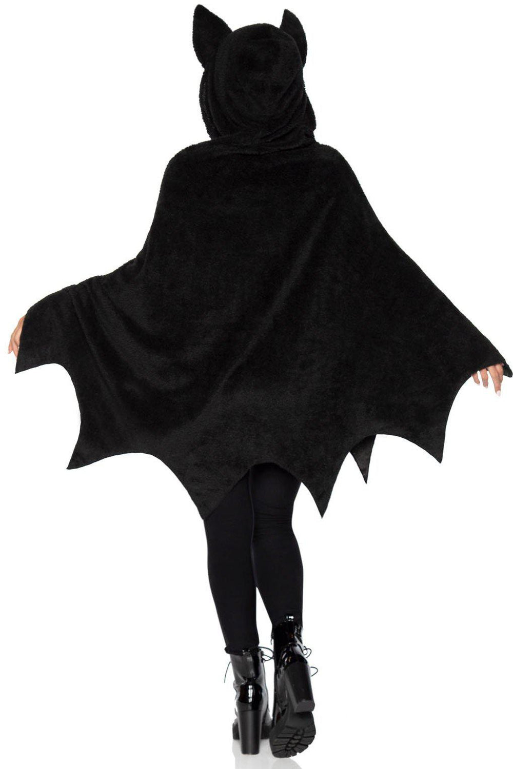 Bat Poncho Costume-Animal Costumes-Leg Avenue-Black-O/S-SEXYSHOES.COM
