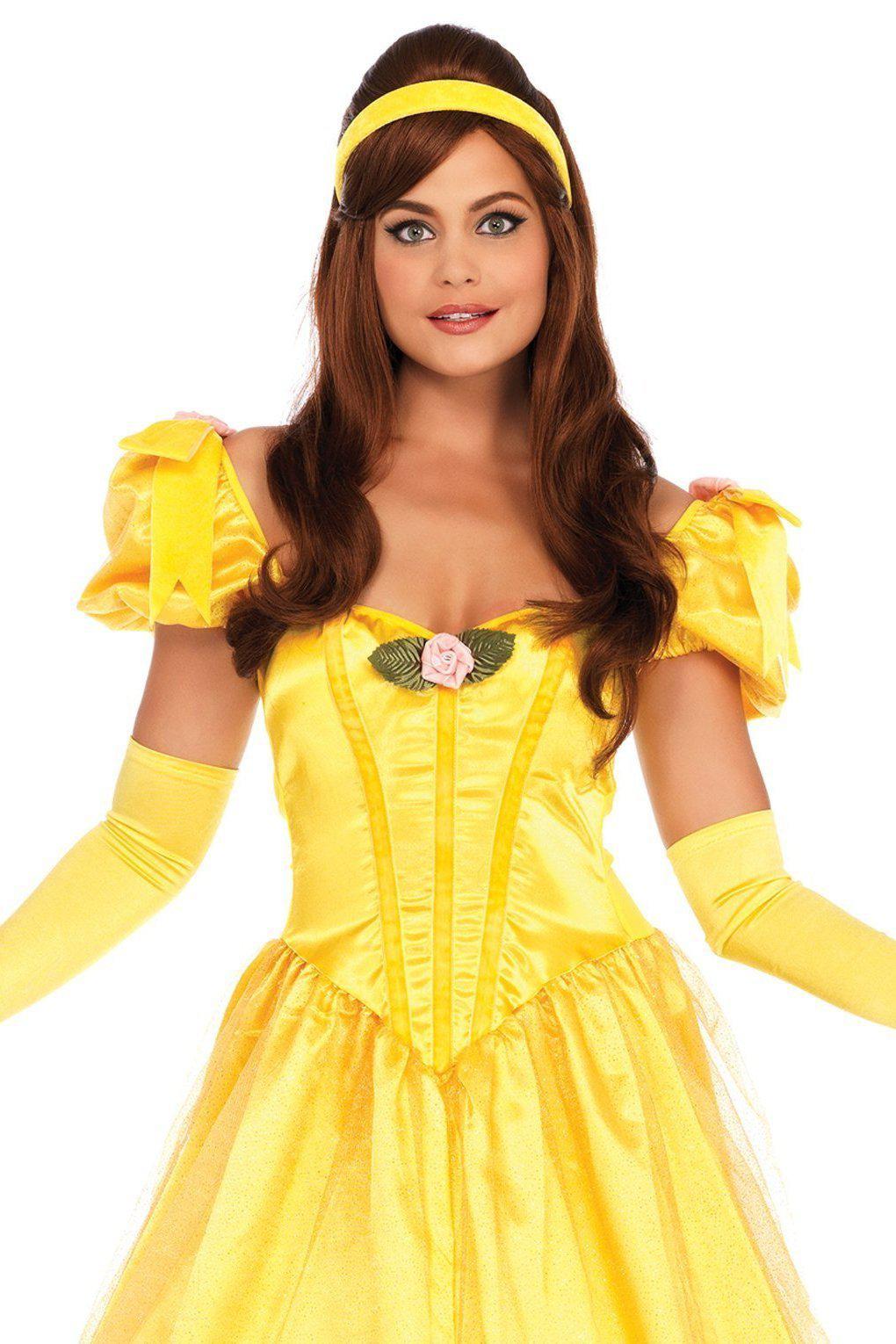 Bell of the Ball Costume-Princess Costumes-Leg Avenue-Yellow-S-SEXYSHOES.COM