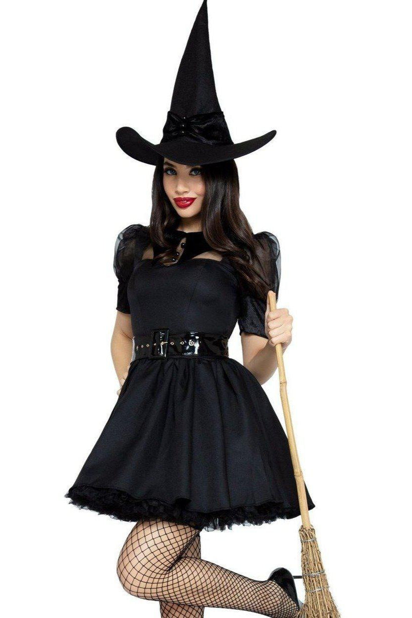 Bewitching Witch Costume-Witch Costumes-Leg Avenue-Black-S-SEXYSHOES.COM