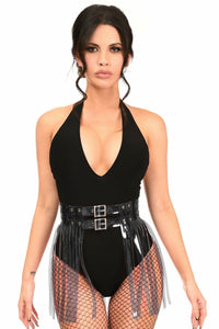 Daisy Corsets Black Clear Fringe Skirt in Clear  from SexyShoes.com